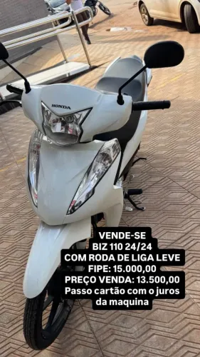 VENDO HONDA BIZ 110 ANO 24/24