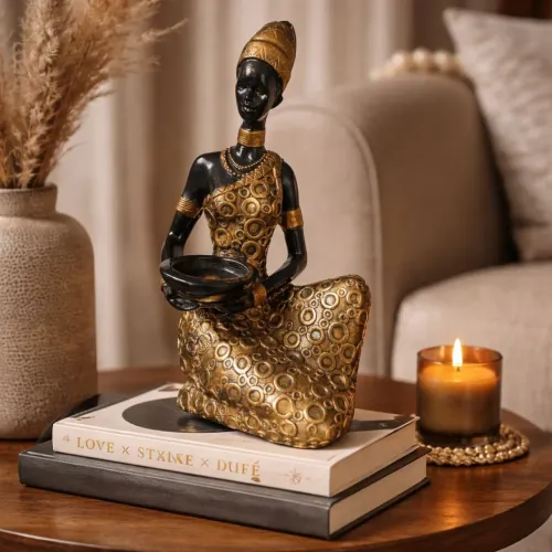 Africana Luxo Artesanal Gesso 