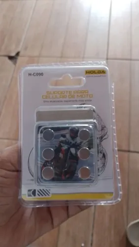 Suporte para celular de moto com ima