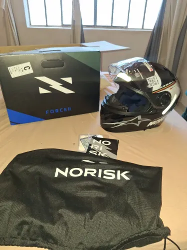 CAPACETE NORISK FORCE II TAM 60 NOVÍSSIMO