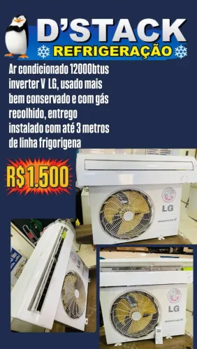 Ar condicionado inverter LG 12000btus