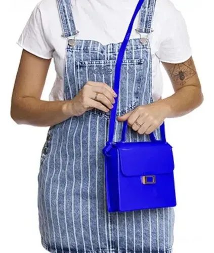 Bolsa Petite Jolie PVC azul Nova
