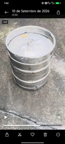 ? BARRIL DE CHOPP 50L VAZIO - INOX | R$399 | OPORTUNIDADE