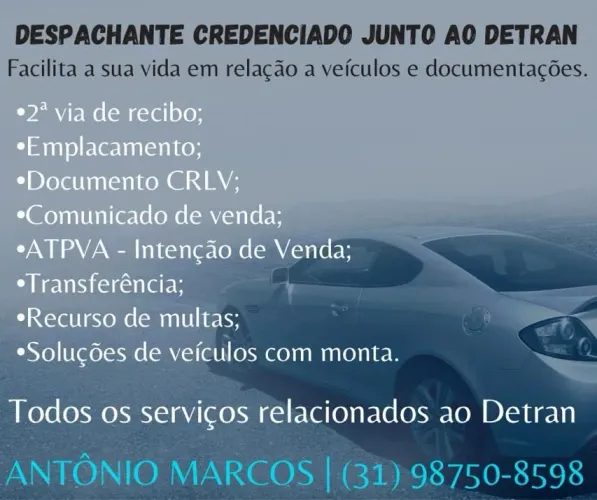 DESPACHANTE com credenciamento junto ao DETRAN!