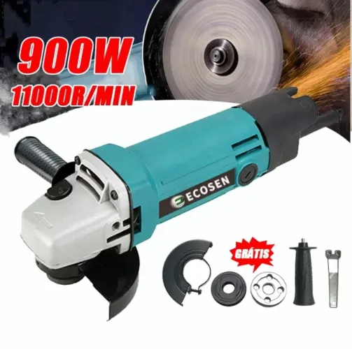 Esmerilhadeira e Lixadeira Angular Elétrica 1150w - 12000rpm 125mm