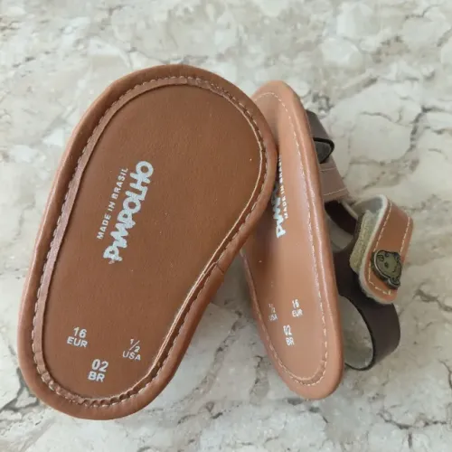 Sandália Infantil Pimpolho Caramelo