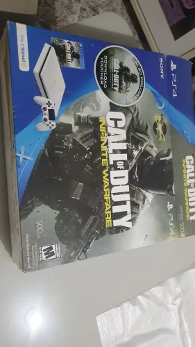 Vende se Console Ps4 Slim 500gb Branco Bundle Call Of Duty , Playstation 4