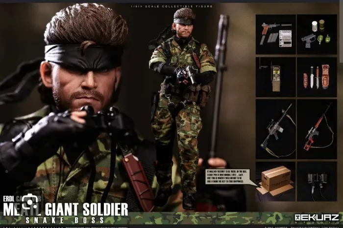 Ekuaz Studio Metal Gear Snake Boss Ñ Hot Toys