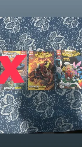 Dois volumes mensais Homem aranha Hq
