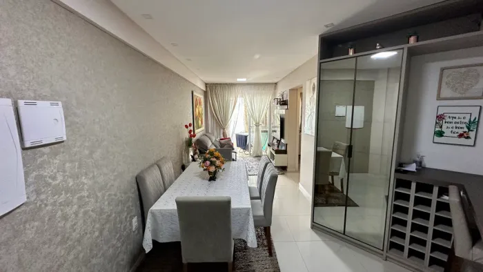 Apartamento Cordeiros Itajaí - 1 suíte + 1 Dormitório 7º andar