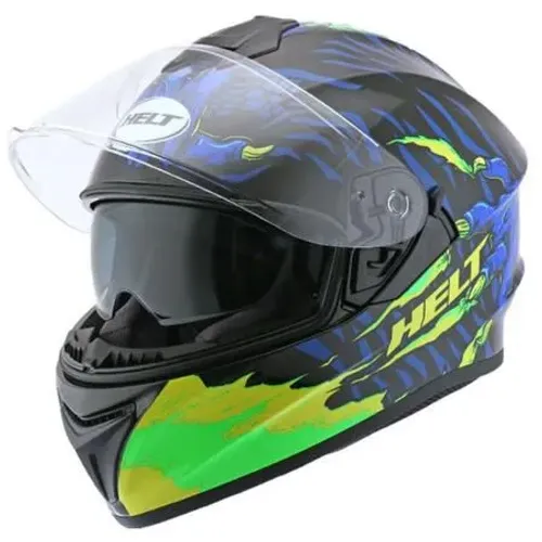 Capacete Fechado Helt Avant Glass Monster c/ óculos interno 