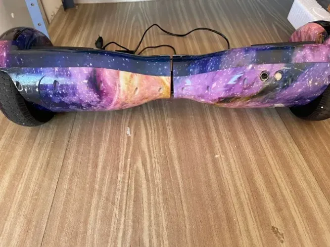 HOVERBOARD / OVERBOARD SKATE ELÉTRICO 6.5" ROXO GALÁXIA