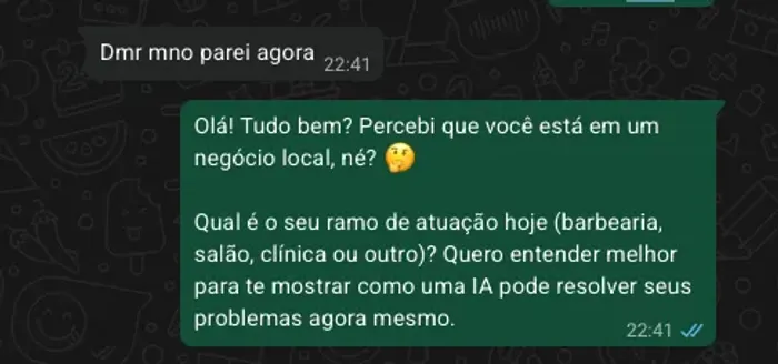 IA responde seu WhatsApp e marca horário sozinha 24h
