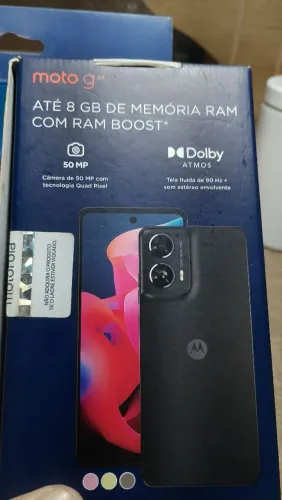 Moto G24 128gigas na caixa, biometria, sem marcas de uso.
