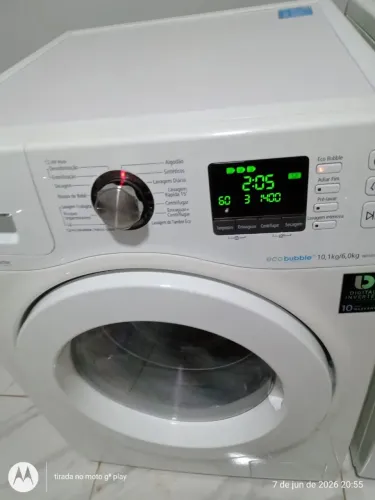 Lava e seca Samsung 10 kg funcionando