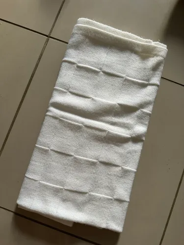 Manta tricot bebê branca 