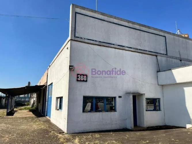 Galpão comercial para VENDA localizado no bairro RETIRO, em Jundiaí/SP.