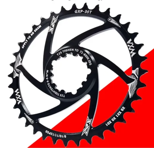 Coroa Única para padrão Sram Direct Mount Boost 36 dentes Offset 6mm Mtb