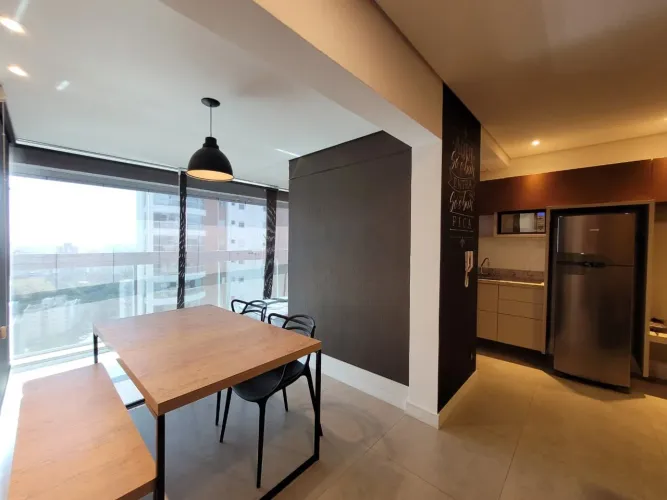 Flat para Locação em Sorocaba, Parque Campolim, 1 dormitório, 1 banheiro, 2 vagas