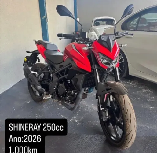 Shineray Flash 250F Vermelha. Zerada