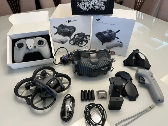 DJI Avata 1 Combo Completo + Goggles V2 Upgrade + 2 Controles