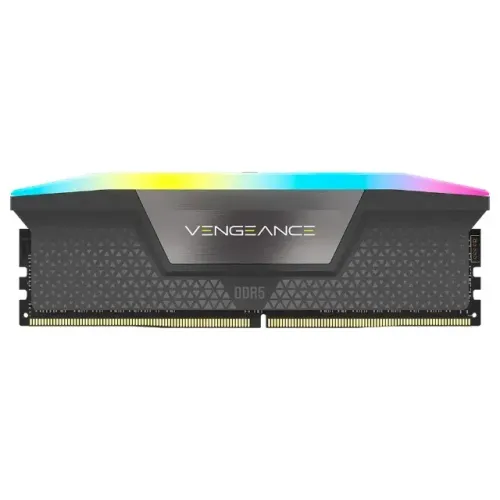 Memória RAM Corsair Vengeance RGB, 32GBx1, 5200MHz, DDR5, CL40, Preto