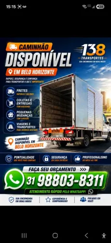 Fretes mudanças e transportes