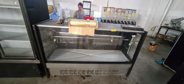 Freezer expositor moderno de carnes
