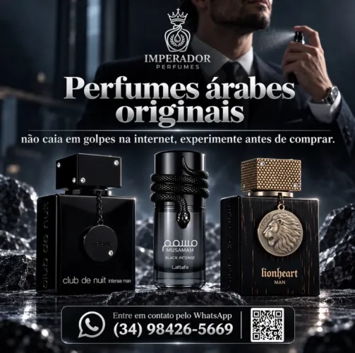 PERFUMES ÁRABES ORIGINAIS - NÃO CAIA EM GOLPES!