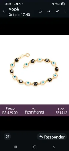 Pulseira Rommanel de 429,00 por 300
