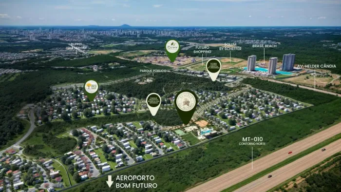 Vende-se terreno no Condomínio Reserva das Aroeiras, bairro Ribeirão do Lipa em Cuiabá MT 