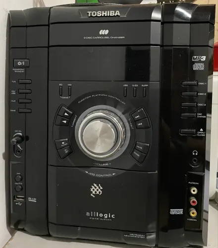 Mini System Toshiba MS 7845MU - 3 CDs + 2 Caixas de Som