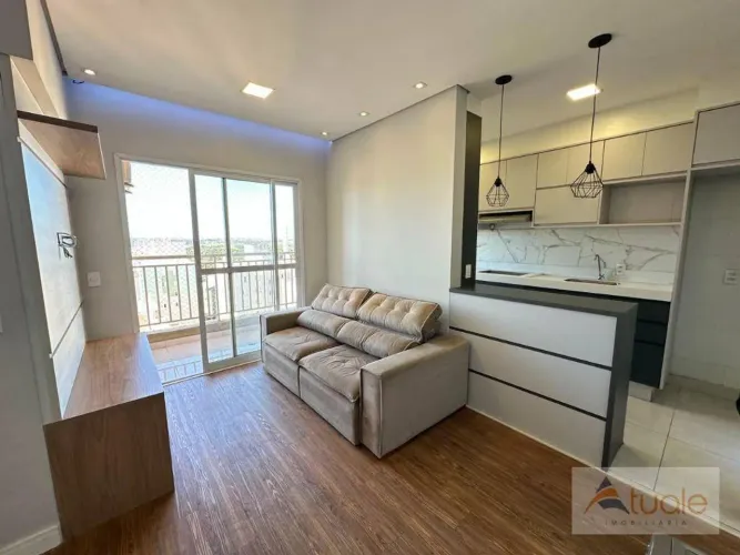 Apartamento com 2 dormitórios à venda, 57 m² por R$ 318.000,00 - Jardim Rosolém - Hortolân