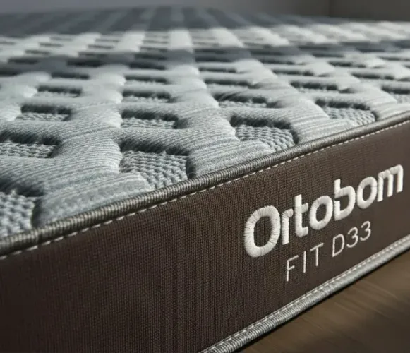 cama colchão queen Fit d33 espuma premium ortobom brinde 2 travesseiros