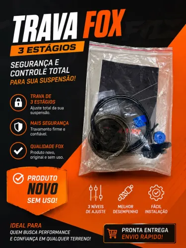 TRAVA FOX 3 ESTÁGIOS NOVA SEM USO