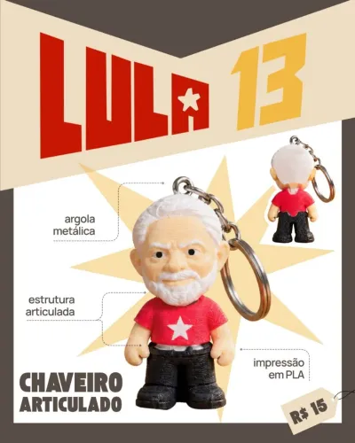 ? CHAVEIRO ARTICULADO LULA 13 ?