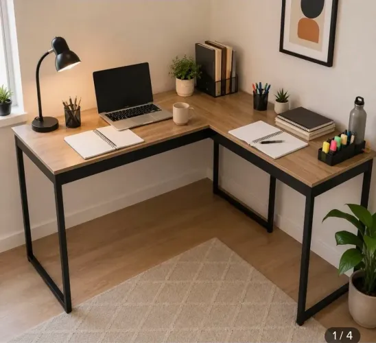 Mesa escrivaninha escritório em L