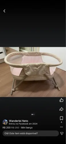 Mini Berço safety unissex