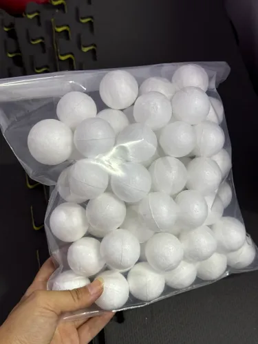 Pacote 59 Bolinhas Isopor 30mm