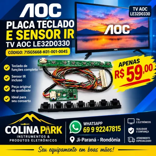 Placa Sensor Tv AOC