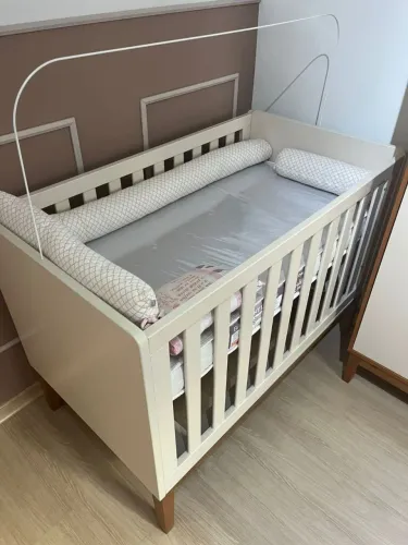 Berço Matic Off White Novo