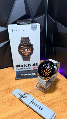 Smartwatch Haylou Watch 4S GPS Prata(Lacrado)