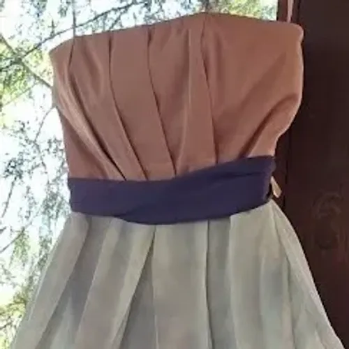 Vestido Princess - Festa, tecido pintado, tomara que caia estruturado. Tamanho 42 (M/G). A