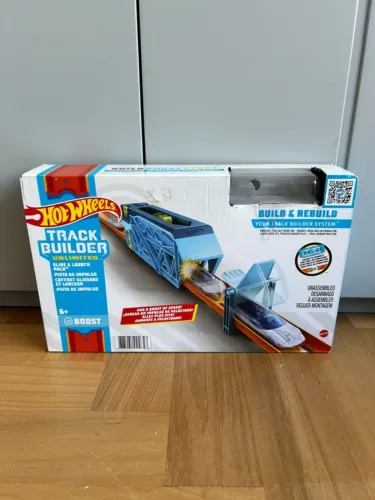Pista Hot Wheels Track Builder Unlimited Slide & Launch Pack (Pista de Impulso)