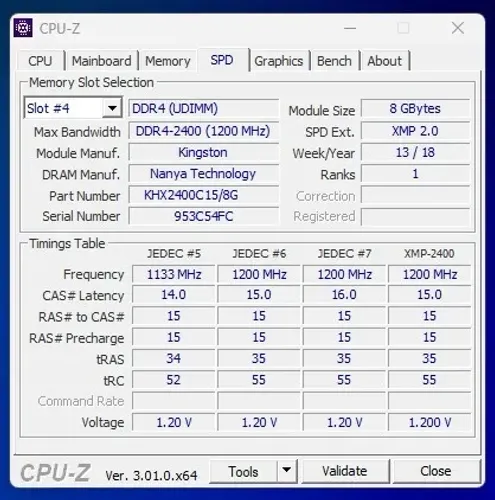 Memória ram 8gb ddr4 2400mhz HyperX Fury