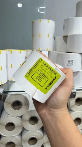 ROLOS ETIQUETAS TERMICAS, COUCHET E PICOTADAS