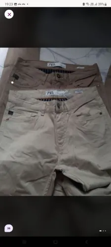 Duas calças da zara original semi novas 36