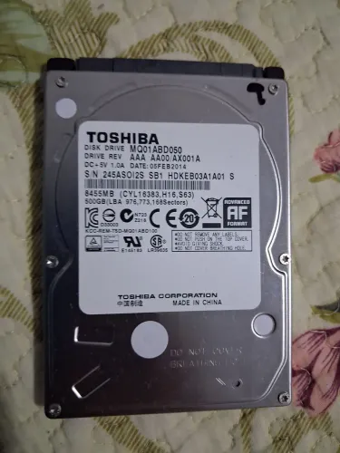 Hd de notebook, serve pra vídeo games também e pra pc