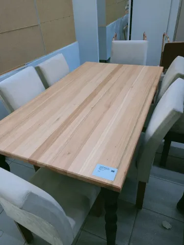 MESA MADEIRA MACIÇA (SOMENTE MESA) 0,90X1,60 6 LUGARES