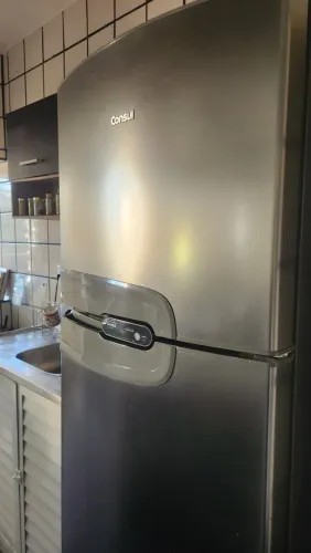 Geladeira Consul Frost Free Duplex 386L Inox 220V | Excelente Estado